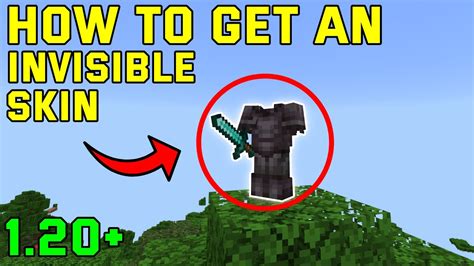 How to get an Invisible Skin in Minecraft for FREE! No hacks or mods