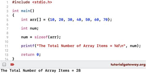 How to get array size in c++