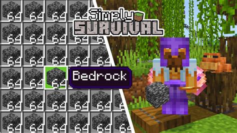 How to get bedrock in minecraft survival