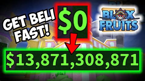 How to get beli fast in blox fruits sea 1. Today I'm go to show you the best ways to get money fast in 2nd sea in blox fruits. You have a lot of different methods to earn money fast in Blox Fruits, bu... 