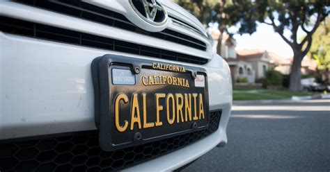 How to get black plates in california