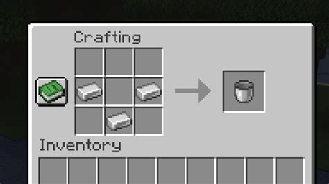 How to get bucket in minecraft