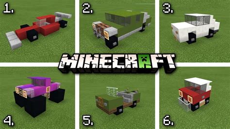 How to get cars in minecraft