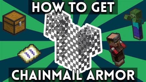 How to get chainmail armor in minecraft