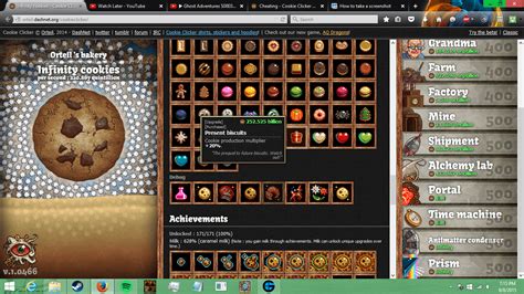 Cookie clicker hacks remade With nothing editited, it will change every building amount to 4000. If you want to change the amount, edit the file and change the number in the line "var level = ####" (#=number). Author. Travis Gould. Daily installs.. 