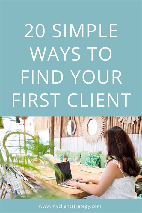 How to get clients 20 Simple ways to get your first client How to