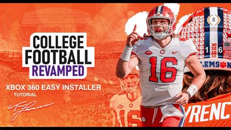 College Football Revamped - XBOX 360 Download Instructions \n THESE INSTRUCTIONS ARE FOR CFBR XBOX 360 \n DO NOT WORRY IF THIS SEEMS LIKE A FOREIGN …. 