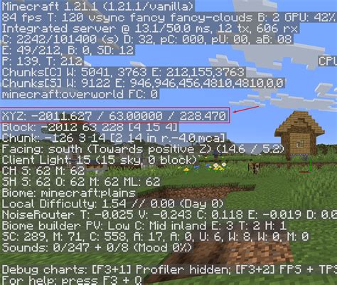 How to get coordinates in minecraft pe