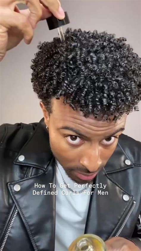 How to get curls in hair men