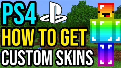 How to get custom minecraft skins Ps4 & Ps5 ! - YouTube