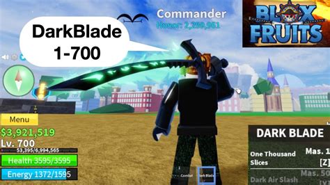 Learn how to get the Dark Blade, a mythical sword with powerful abilities, in Blox Fruits. Find out its skills, value, best fruits, upgrades, and more in this comprehensive guide.. 
