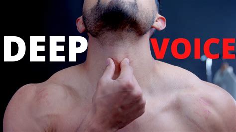 How to get deeper voice. Nov 19, 2023 · 1. Start speaking from your stomach instead of your throat. Consciously lower your Adam's apple by slowly swallowing, the last movement of a swallow before your throat goes up is the position you want. Another way is to lower the back of your tongue into your throat. 