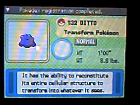 How to get ditto in pokemon platinum