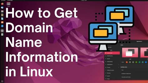 How to get domain name in linux