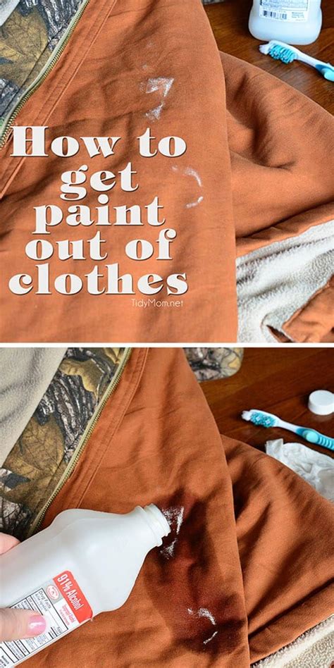 How to get dried paint out of clothes. Jan 24, 2017 ... If the stain is dried, dampen the fabric with water first, then apply rubbing alcohol to the paint stain with a cotton ball or an old toothbrush ... 