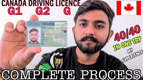 How to get driving licence in canada