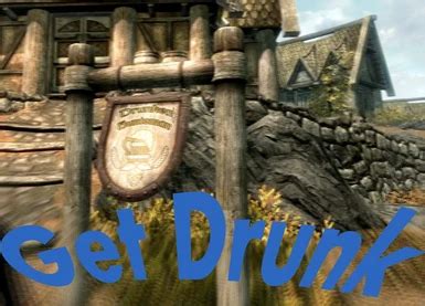 How to get drunk in skyrim