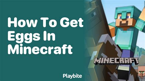 How to get eggs on minecraft