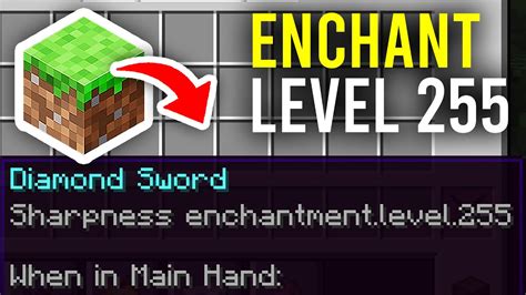How to get enchantment level 255 in minecraft pe how to get 255