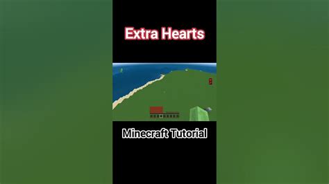 How to get extra hearts in minecraft