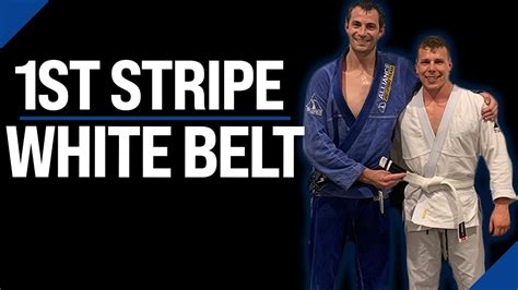 How to get first stripe in bjj
