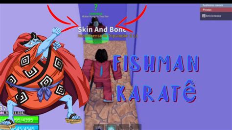 Where to learn Fishman Karate in Pixel Piece - Kraken location. Head to Shark Park Island. If you don't know where it is, from Orange Town, head northeast until you reach it. Keep in mind that travels take some time in Pixel Piece, so consider investing in the faster ship. Although most of the fighting is for characters of level 110+, you can .... 