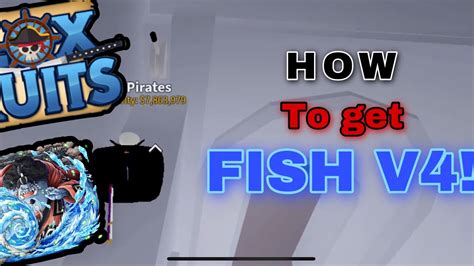 How to get fishman v4. The V4 transformation of Human, idling. The Human race is one of the four races that players can spawn with on joining the game for the first time. It has a 50% chance to be granted, making it the most common race when you first join. Obtainment. The player has a 25% chance to get this race when changing their race, which they can do in 3 ... 