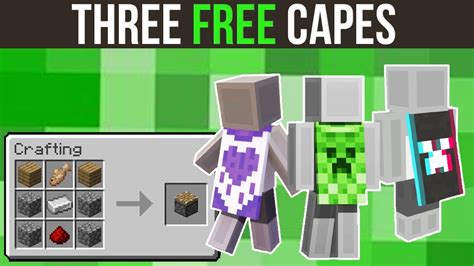 How to get free capes in minecraft