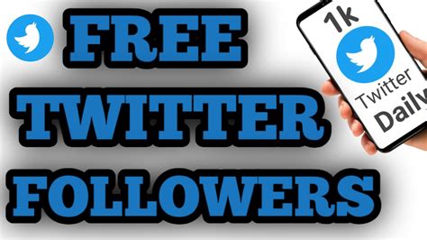 How to get free followers in twitter