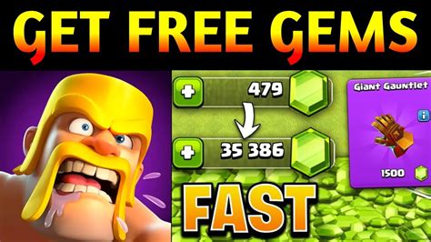 How to get free gems in coc