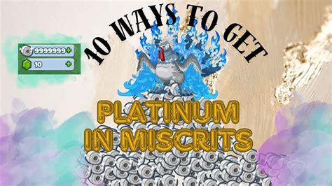 How to get free platinum in miscrits