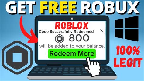How to get free robux no download.  Covers Creator Rewards, Microsoft ...
