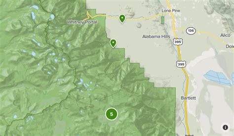 How to get from Los Angeles to Lone Pine - 1MAP