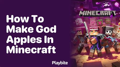 How to get god apples in minecraft