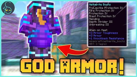 How to get god armor in minecraft