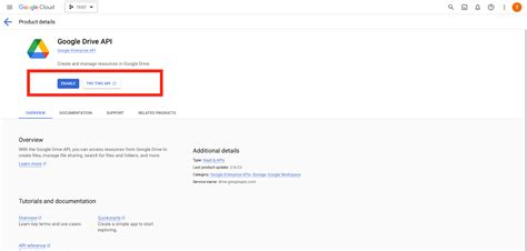 How to get google drive api key.  If you're building a GCP application, see using API key...