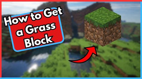 How to get grass blocks in minecraft