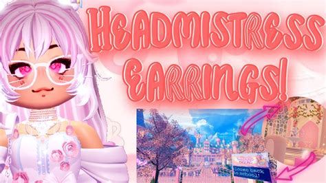 How to get headmistress earrings. #viral #royalehigh #viral #viral #viral #viral #viral #viral #viral ##viral 