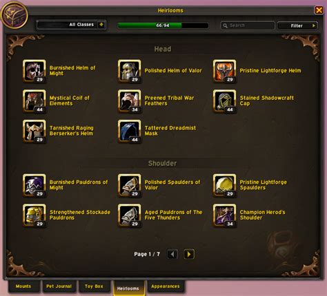 How to get heirloom gear in wow