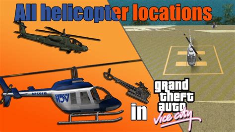 How to get helicopter in vice city