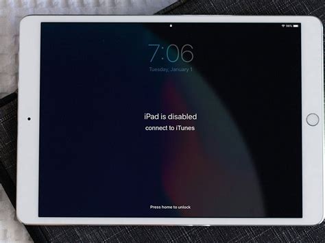 How to get in a disabled ipad