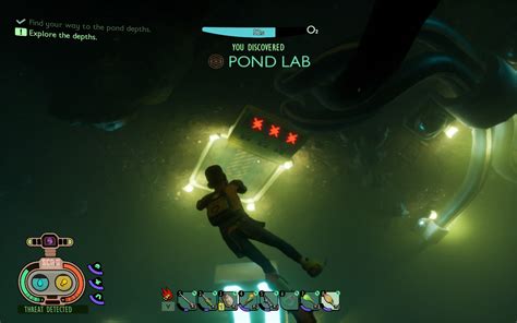 How to get into the pond lab. After going to the Pond lab, head into the Pond Depths Underwater there are lamps and tubes – go near the tubes Go to the Algae area – there will be a tunnel opening that leads into a cave. 