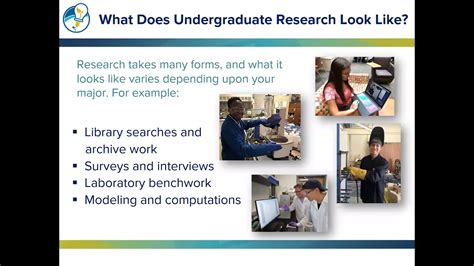 How to get involved in undergraduate research