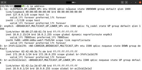 How to get ip address in unix