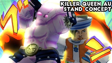 Killer Queen is a visibly muscular humanoid Stand about as tall as Kira himself, light in color overall. Its design is based on a mixture of a cat and a skull [4], which is seen through its ears, eyes and emblems. Its crown is flat, while two sharp, triangular shapes resembling cat ears stand on both sides of the top of its head.