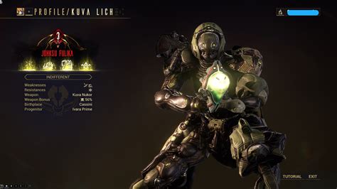 The Kuva Nukor shoots a powerful radiation beam with a very high base critical multiplier and a base 29-meter range. When making contact with an enemy, the beam then splits off to the two nearest enemies within 9 meters, dealing 50% damage to the chained targets. The Kuva Nukor will always come with radiation damage on top of …. 