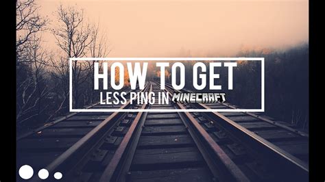 How to get less ping in minecraft