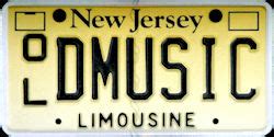 How to get limousine plates in nj