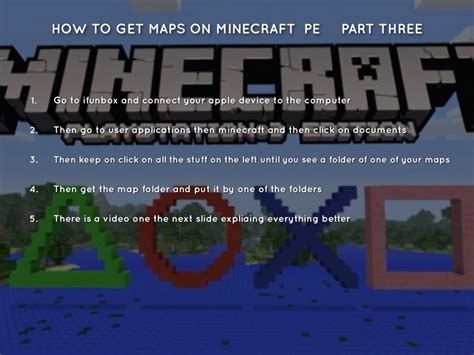How to get maps on minecraft pe