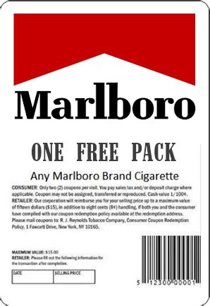 How to get marlboro cigarette coupons. Altria has introduced the MHQ App, which offers two coupons per week. Using the smartphone's global positioning system, the app identifies nearby tobacco retailers that accept Marlboro digital coupons (figure 1A). The app user selects a retailer for redemption, and a digital coupon (eg, '$1.50 off one pack') …. View Full Text. 